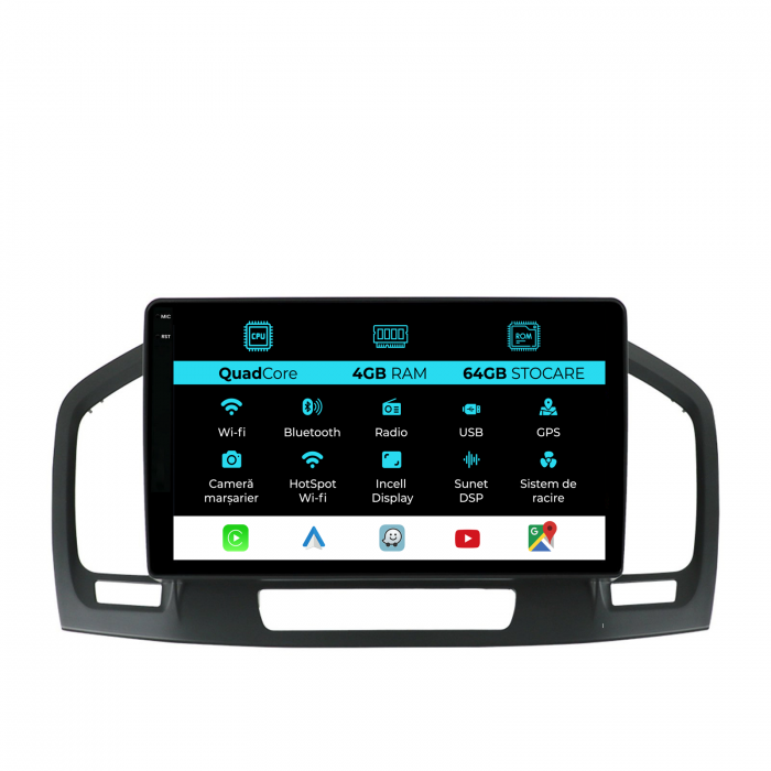 Navigatie Dedicata Opel Insignia (2008-2013),QuadCore, 9 Inch, 4Gb Ram, 64Gb stocare, Carplay [1]