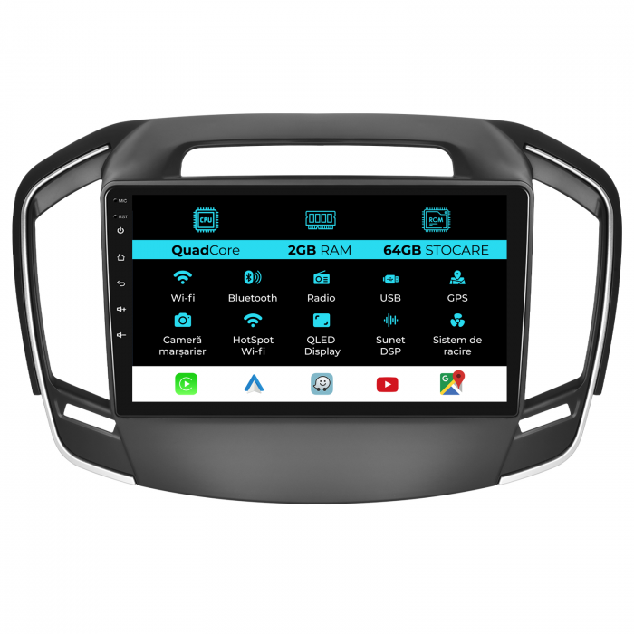 Navigatie Dedicata Opel Insignia (2013 - 2017), 9Inch, 2Gb Ram, 64Gb Stocare, Carplay [1]