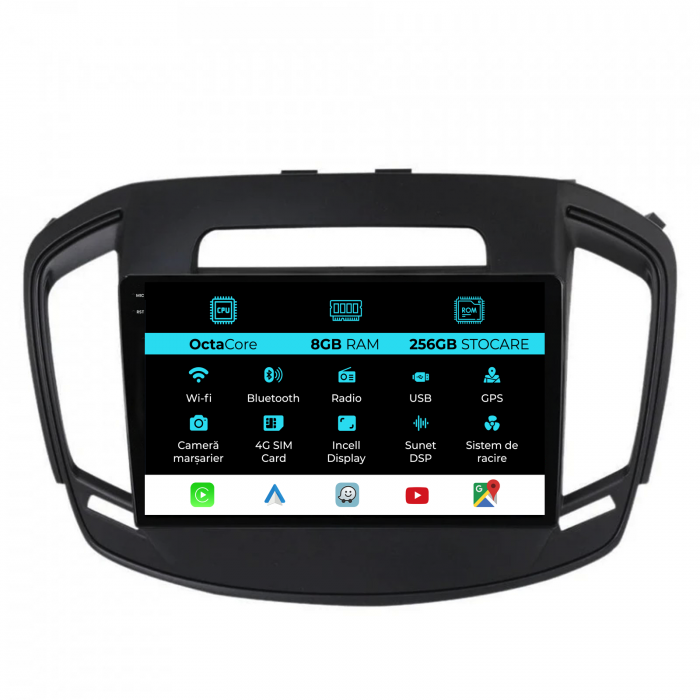 Navigatie Dedicata Opel Insignia (2013-2017), 9Inch, 8Gb Ram, 256Gb Stocare, Carplay [1]