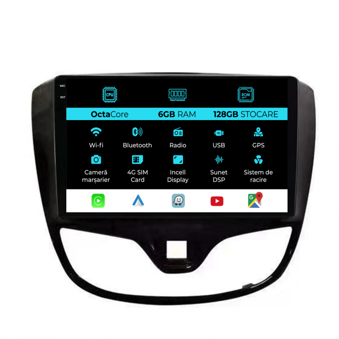 Navigatie Dedicata Opel Karl (2015-2019), 9Inch, 6Gb Ram, 128Gb Stocare, Carplay [1]