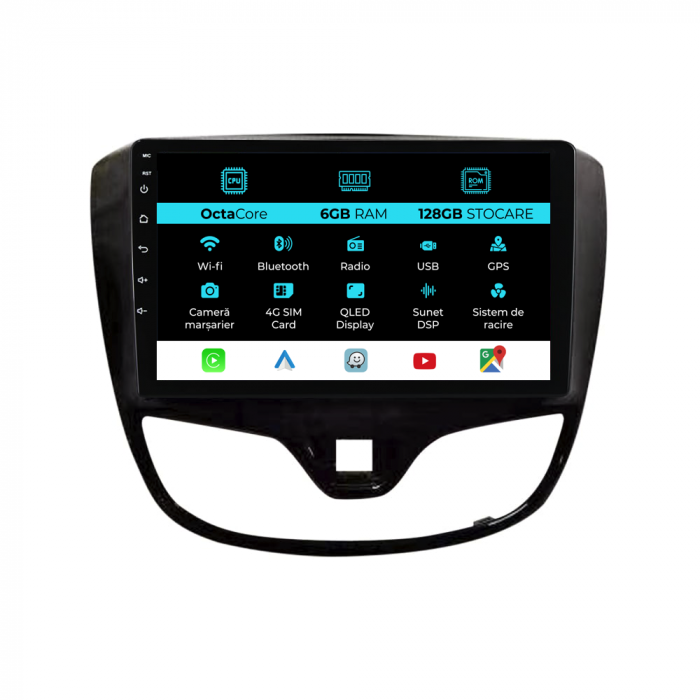 Navigatie Dedicata Opel Karl (2015 - 2019), 9Inch, 6Gb Ram, 128Gb Stocare, Carplay [1]