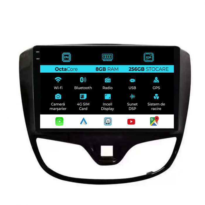 Navigatie Dedicata Opel Karl (2015-2019), 9Inch, 8Gb Ram, 256Gb Stocare, Carplay [1]