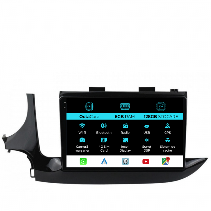 Navigatie Dedicata Opel Mokka (2016-2024), 9Inch, 6Gb Ram, 128Gb Stocare, Carplay [1]