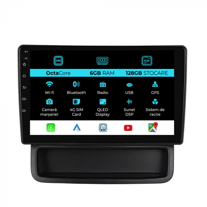 Navigatie Dedicata Opel Vivaro (2010 - 2014), 10Inch, 6Gb Ram, 128Gb Stocare, Carplay [1]