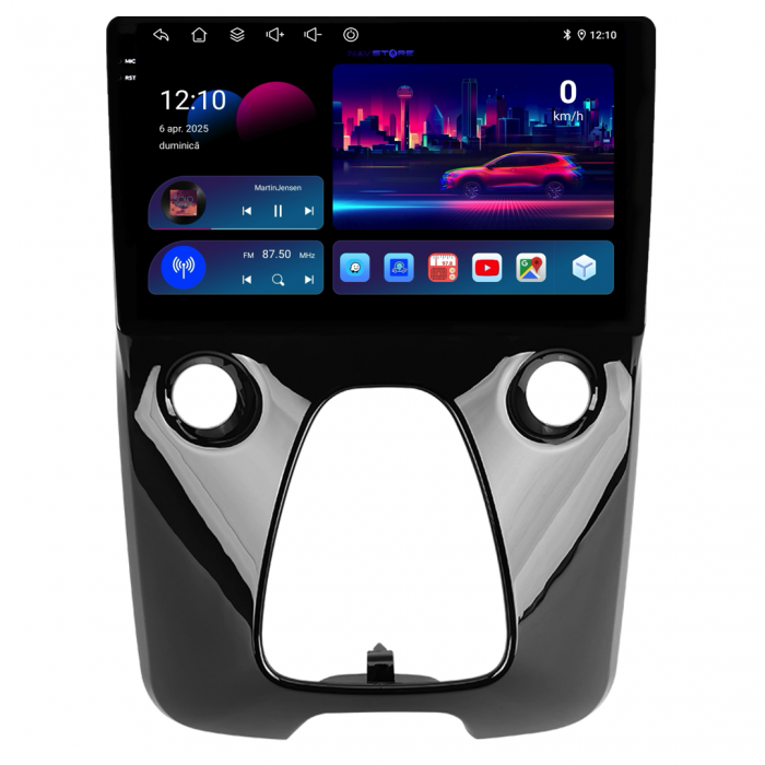 Navigatie Dedicata Peugeot 10/Citroen C1/Toyota Aygo (2014 - 2022), 9Inch, 2Gb Ram, 32Gb Stocare, Carplay [4]
