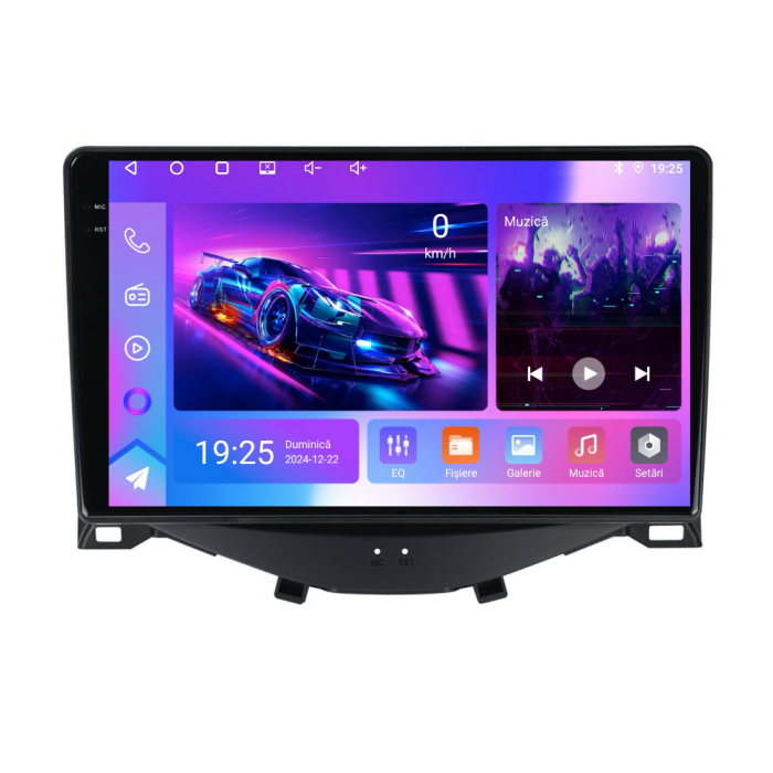 Navigatie Dedicata Peugeot 10/Citroen C1/Toyota Aygo (2014 - 2022), 9Inch, 2Gb Ram, 32Gb Stocare, Carplay [8]