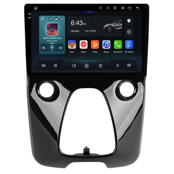 Navigatie Dedicata Peugeot 10/Citroen C1/Toyota Aygo (2014 - 2022), 9Inch, 6Gb Ram, 128Gb Stocare, Carplay [5]