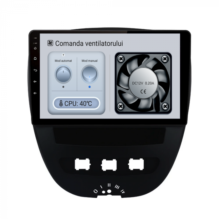 Navigatie Dedicata Peugeot 107/Citroen C1/Toyota Aygo (2005 - 2015),10Inch, 4Gb Ram, 64Gb Stocare, Carplay [6]