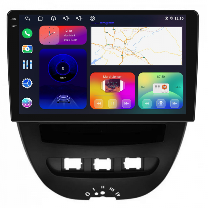 Navigatie Dedicata Peugeot 107/Citroen C1/Toyota Aygo (2005 - 2015),10Inch, 6Gb Ram, 128Gb Stocare, Carplay [6]