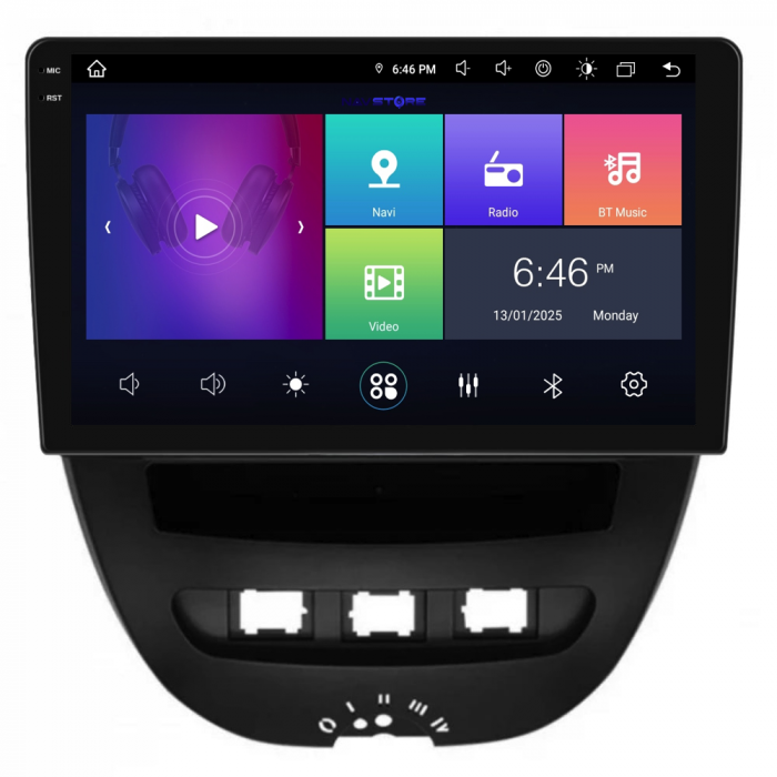Navigatie Dedicata Peugeot 107/Citroen C1/Toyota Aygo (2005 - 2015),10Inch, 8Gb Ram, 256Gb Stocare, Carplay [7]