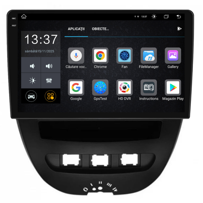 Navigatie Dedicata Peugeot 107/Citroen C1/Toyota Aygo (2005-2015),2K, 4Gb Ram, 64Gb Stocare, Carplay [6]
