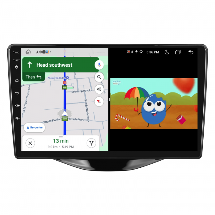 Navigatie Dedicata Peugeot 107/Citroen C1/Toyota Aygo (2014 - 2022), 9Inch, 1Gb Ram, 32Gb Stocare, Carplay [5]