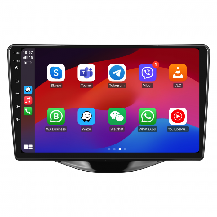 Navigatie Dedicata Peugeot 107/Citroen C1/Toyota Aygo (2014 - 2022), 9Inch, 1Gb Ram, 32Gb Stocare, Carplay [4]