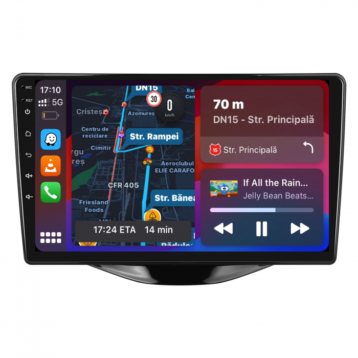 Navigatie Dedicata Peugeot 107/Citroen C1/Toyota Aygo (2014 - 2022), 9Inch, 2Gb Ram, 64Gb Stocare, Carplay [2]