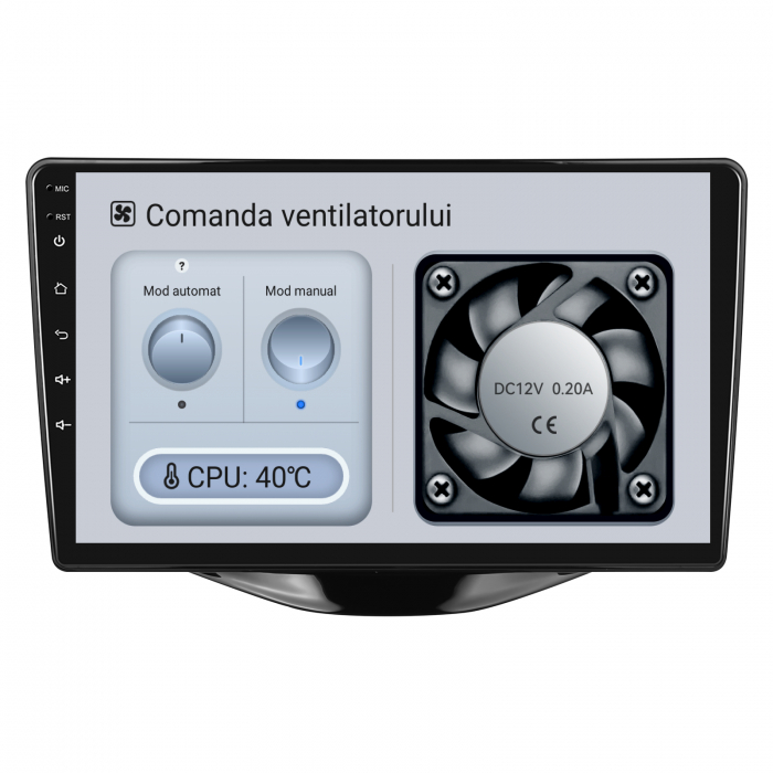 Navigatie Dedicata Peugeot 107/Citroen C1/Toyota Aygo (2014 - 2022), 9Inch, 4Gb Ram, 64Gb Stocare, Bluetooth, WiFi, Carplay [3]
