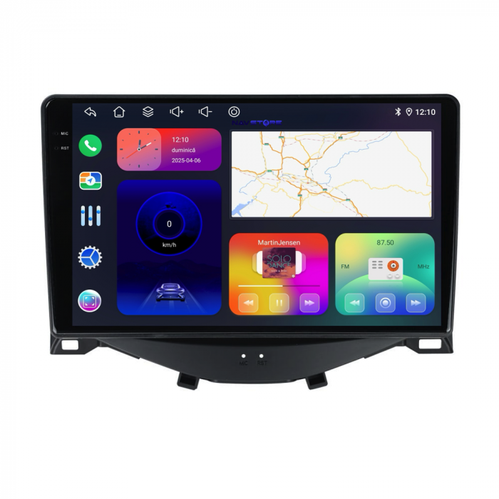 Navigatie Dedicata Peugeot 108/Citroen C1/Toyota Aygo (2014 - 2022), 9Inch, 6Gb Ram, 128Gb Stocare, Carplay [6]