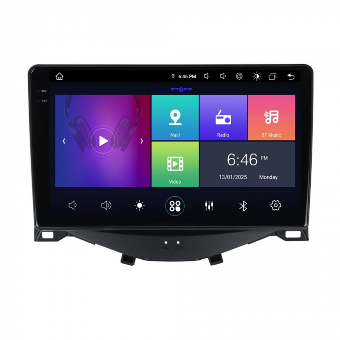 Navigatie Dedicata Peugeot 108/Citroen C1/Toyota Aygo (2014 - 2022), 9Inch, 8Gb Ram, 256Gb Stocare, Carplay [7]