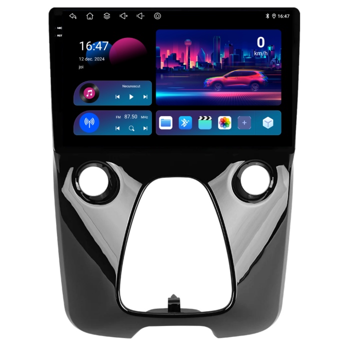 Navigatie Dedicata Peugeot 108/Citroen C1/Toyota Aygo (2014 - 2022), 9Inch, 2Gb Ram, 32Gb Stocare, Carplay [4]