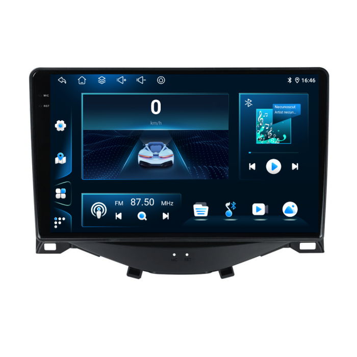 Navigatie Dedicata Peugeot 108/Citroen C1/Toyota Aygo (2014 - 2022), 9Inch, 6Gb Ram, 128Gb Stocare, Carplay [7]