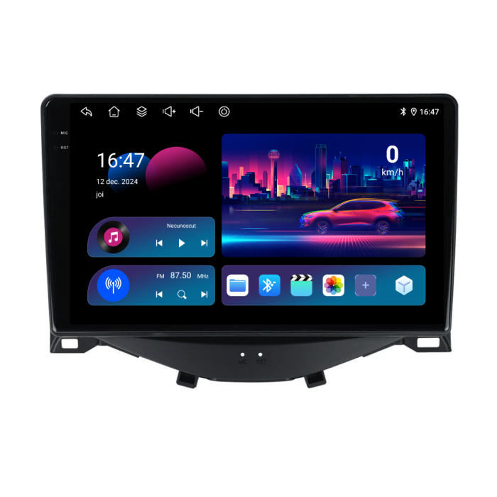 Navigatie Dedicata Peugeot 108/Citroen C1/Toyota Aygo (2014 - 2022), 9Inch, 6Gb Ram, 128Gb Stocare, Carplay [4]