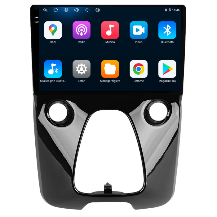 Navigatie Dedicata Peugeot 108/Citroen C1/Toyota Aygo (2014-2022),QuadCore, 9Inch, 4Gb Ram, 64Gb Stocare, Carplay [5]