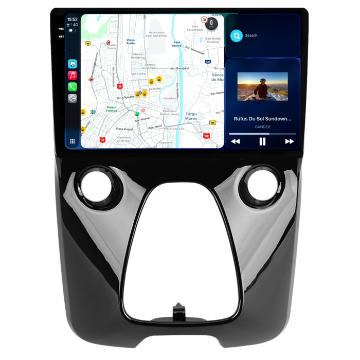 Navigatie Dedicata Peugeot 108/Citroen C1/Toyota Aygo (2014-2022),QuadCore, 9Inch, 4Gb Ram, 64Gb Stocare, Carplay [2]