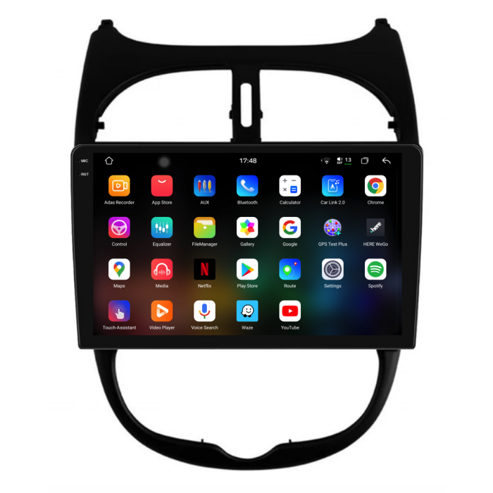 Navigatie Dedicata Peugeot 206 (2001-2008), 2K, 12Gb Ram, 256Gb Stocare, Carplay [3]