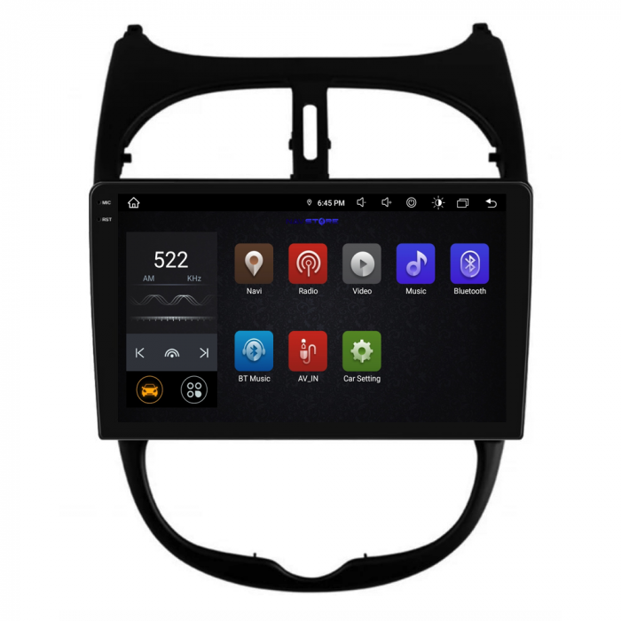 Navigatie Dedicata Peugeot 206 (2001-2008), 9Inch, 8Gb Ram, 256Gb Stocare, Carplay [6]