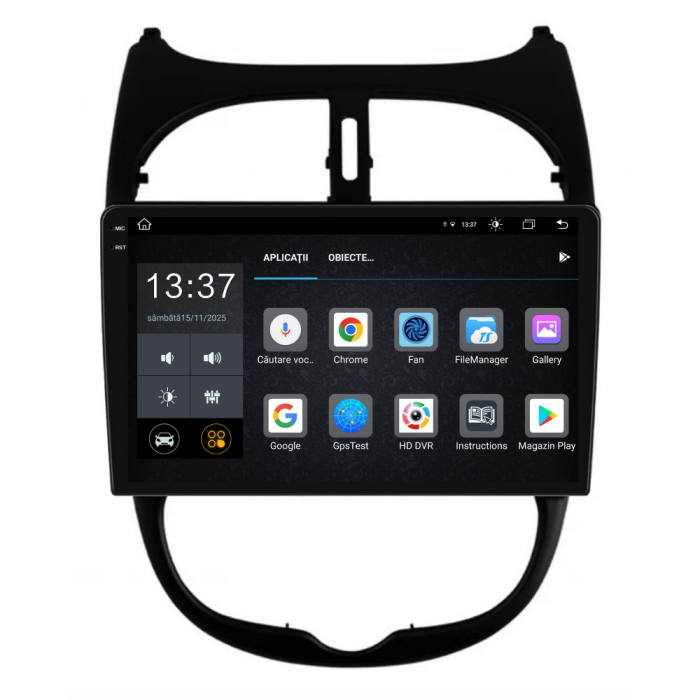 Navigatie Dedicata Peugeot 206 (2001-2008), 9Inch, 8Gb Ram, 256Gb Stocare, Carplay [6]