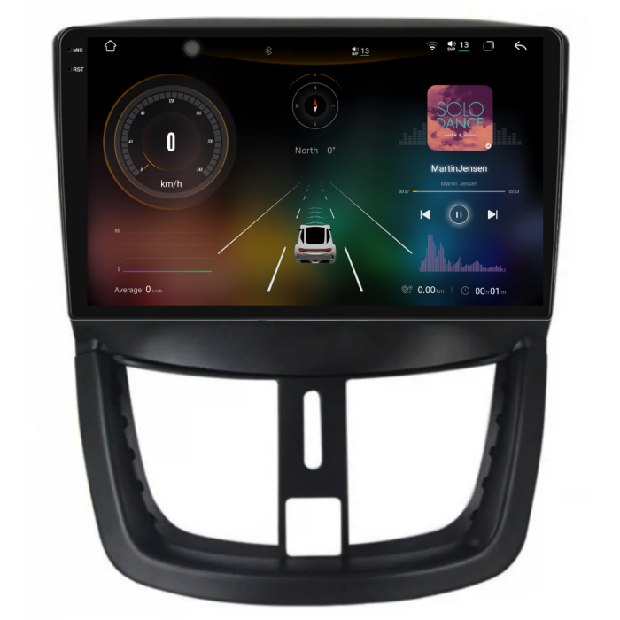 Navigatie Dedicata Peugeot 207 (2006-2015), 2K, 12Gb Ram, 256Gb Stocare, Carplay [2]