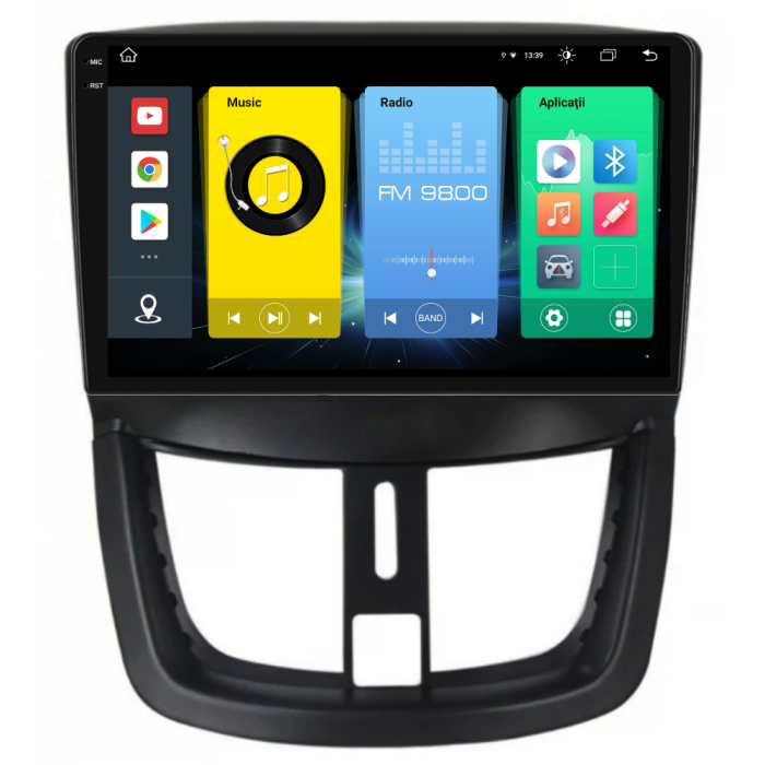 Navigatie Dedicata Peugeot 207 (2006-2015), 2K, 4Gb Ram, 64Gb Stocare, Carplay [7]