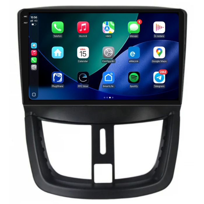 Navigatie Dedicata Peugeot 207 (2006-2015), 9Inch, 2Gb Ram, 32Gb Stocare, Carplay [3]