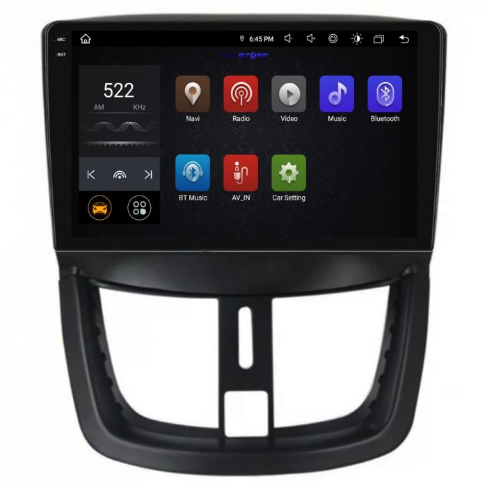 Navigatie Dedicata Peugeot 207 (2006-2015), 9Inch, 4Gb Ram, 64Gb Stocare, Carplay [6]