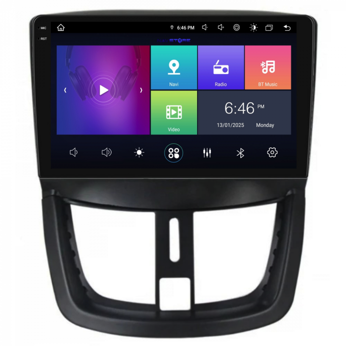 Navigatie Dedicata Peugeot 207 (2006-2015), 9Inch, 4Gb Ram, 64Gb Stocare, Carplay [7]