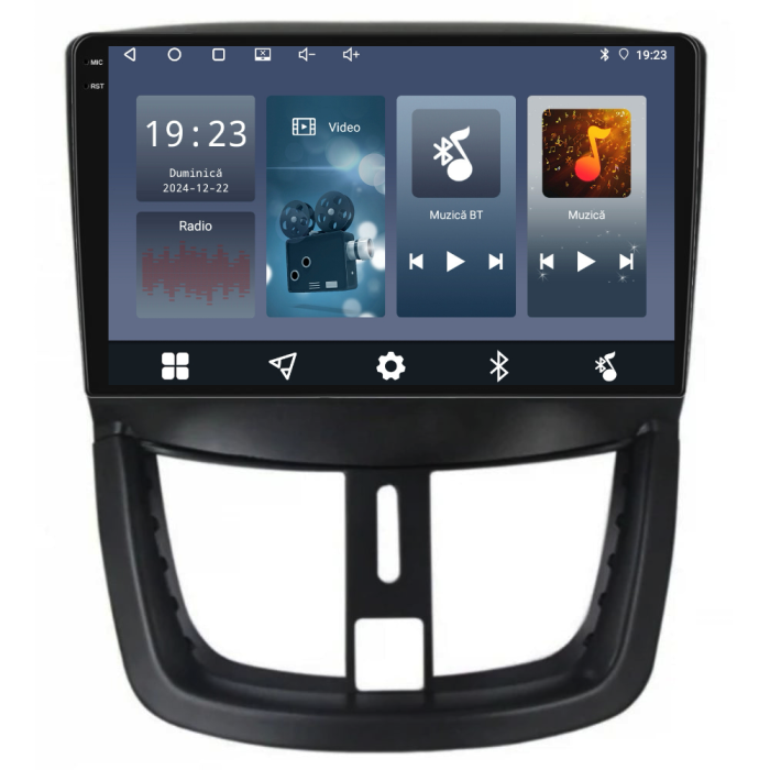 Navigatie Dedicata Peugeot 207 (2006-2015),QuadCore, 9Inch, 4Gb Ram, 64Gb Stocare, Carplay [7]