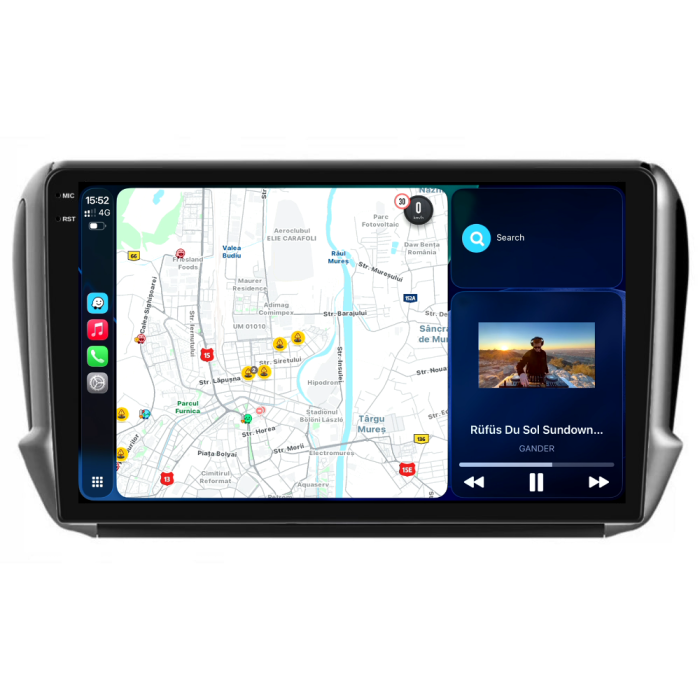 Navigatie Dedicata Peugeot 208/2008 (2013-2018), 10Inch, 2Gb Ram, 32Gb Stocare, Carplay [2]