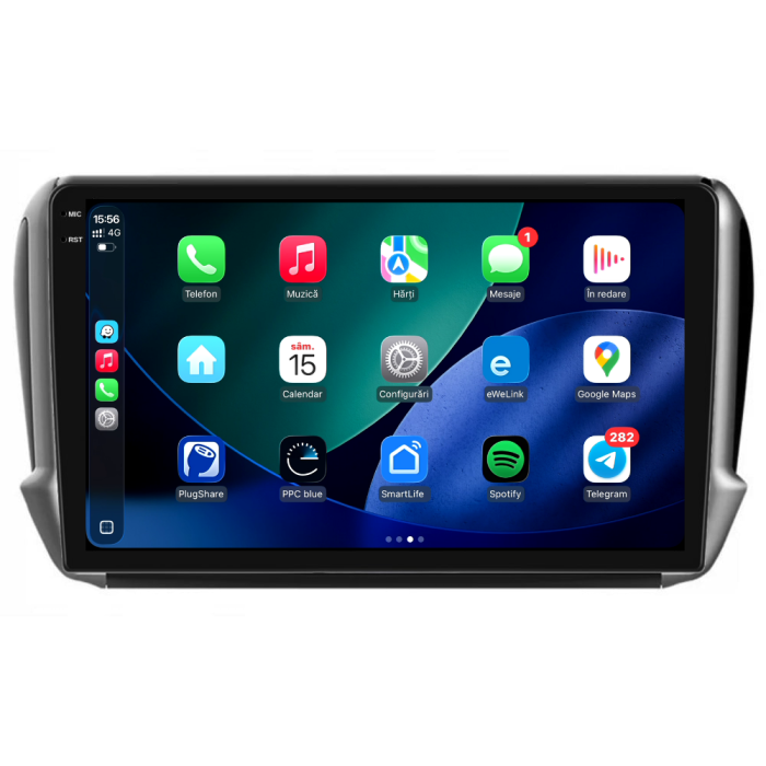 Navigatie Dedicata Peugeot 208/2008 (2013-2018), 10Inch, 4Gb Ram, 64Gb Stocare, Carplay [3]