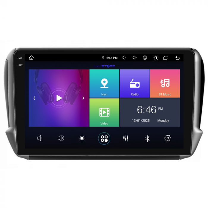 Navigatie Dedicata Peugeot 208/2008 (2013-2018), 10Inch, 4Gb Ram, 64Gb Stocare, Carplay [7]
