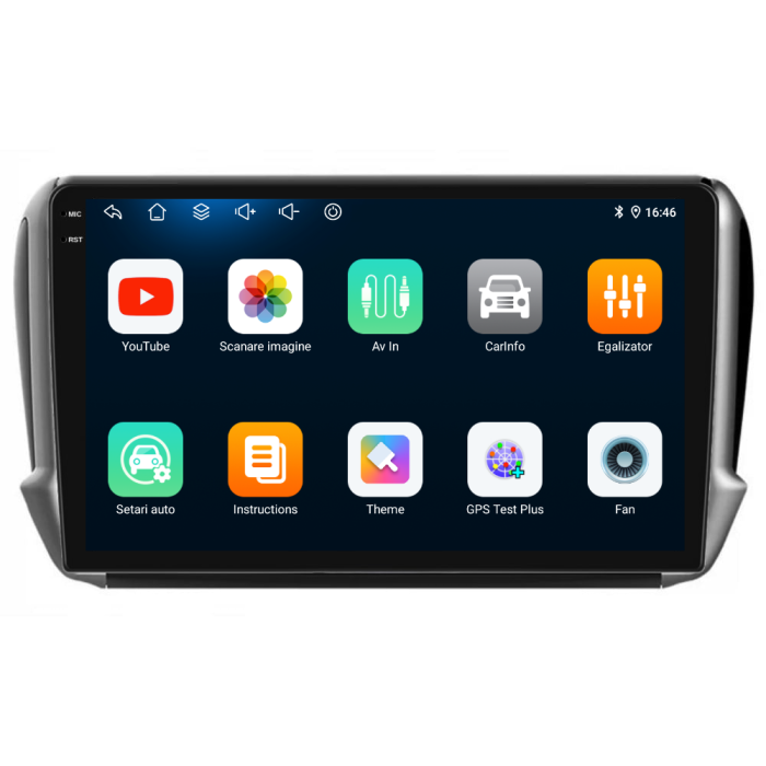 Navigatie Dedicata Peugeot 208/2008 (2013-2018), 10Inch, 6Gb Ram, 128Gb Stocare, Carplay [6]