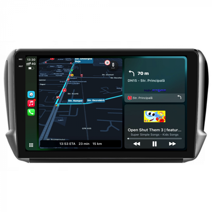 Navigatie Dedicata Peugeot 208/2008 (2013-2018), 10Inch, 6Gb Ram, 128Gb Stocare, Carplay [2]
