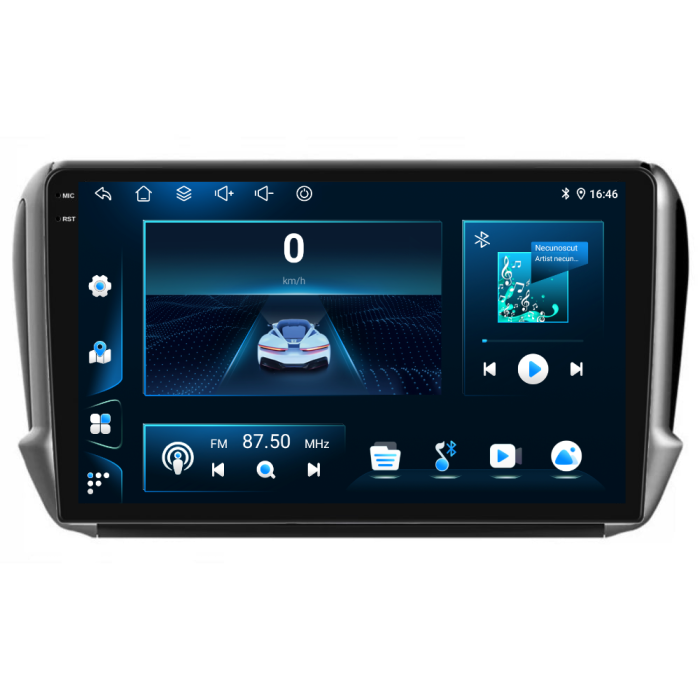 Navigatie Dedicata Peugeot 208/2008 (2013-2018), 10Inch, 6Gb Ram, 128Gb Stocare, Carplay [7]