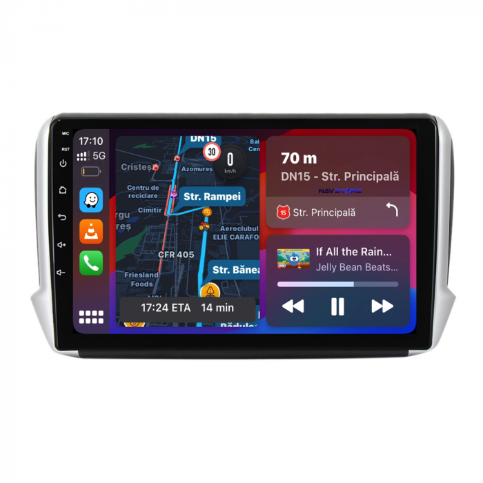 Navigatie Dedicata Peugeot 208/2008 (2013-2018), 10Inch, 4Gb Ram, 64Gb Stocare, Carplay [2]