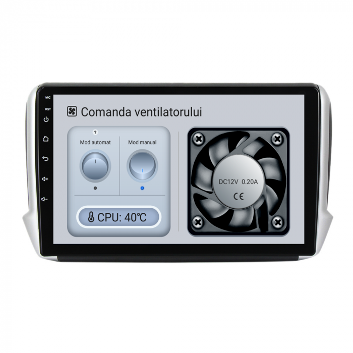 Navigatie Dedicata Peugeot 208/2008 (2013-2018), 10Inch, 6Gb Ram, 128Gb Stocare, Carplay [6]