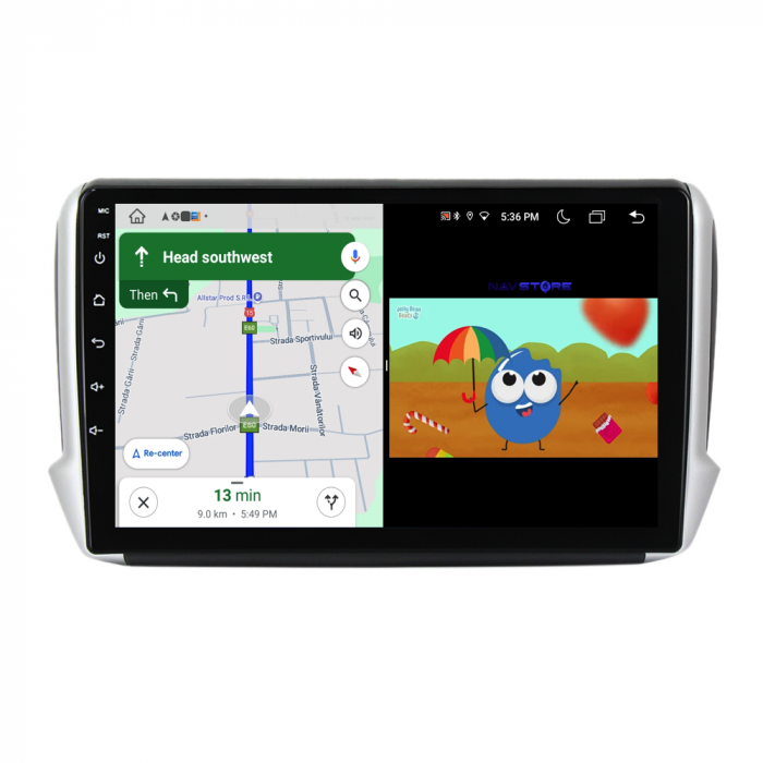 Navigatie Dedicata Peugeot 208/2008 (2013-2018), 10Inch, 6Gb Ram, 128Gb Stocare, Carplay [5]