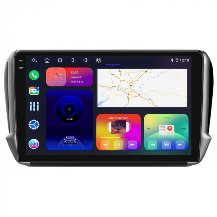 Navigatie Dedicata Peugeot 208/2008 (2013-2018),QuadCore, 10Inch, 4Gb Ram, 64Gb Stocare, Carplay [6]