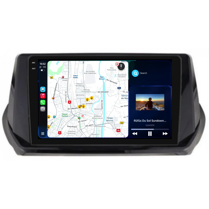 Navigatie Dedicata Peugeot 208 (2019-2024), 2K, 8Gb Ram, 256Gb Stocare, Carplay [2]