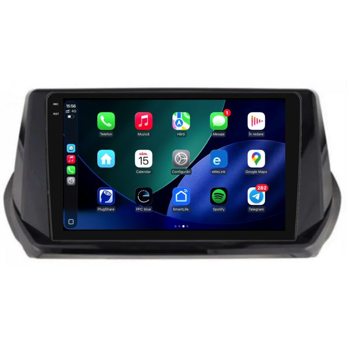 Navigatie Dedicata Peugeot 208 (2019-2024), 9Inch, 8Gb Ram, 256Gb Stocare, Carplay [3]