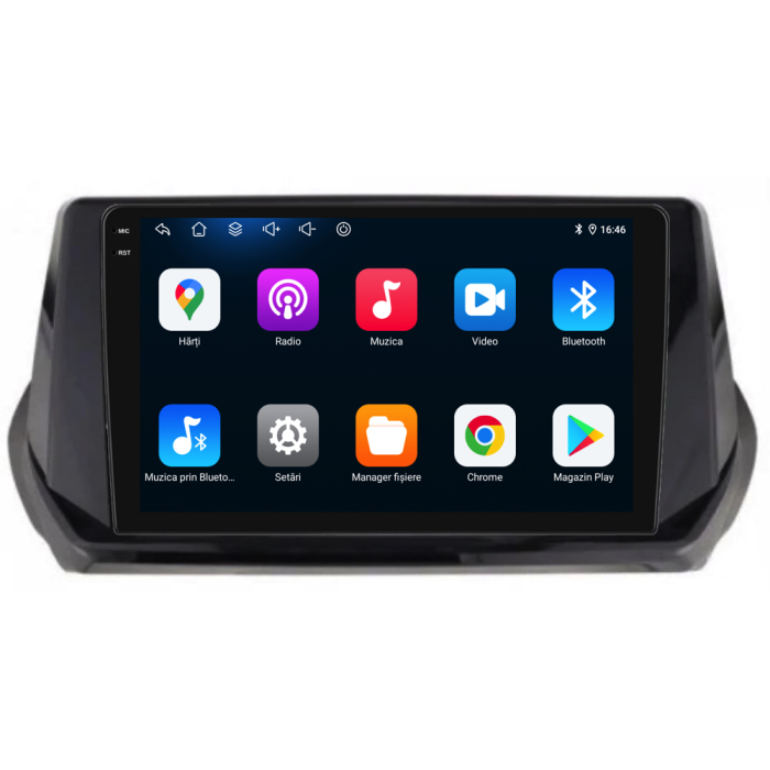 Navigatie Dedicata Peugeot 208 (2019-2024),QuadCore, 9Inch, 4Gb Ram, 64Gb Stocare, Carplay [7]