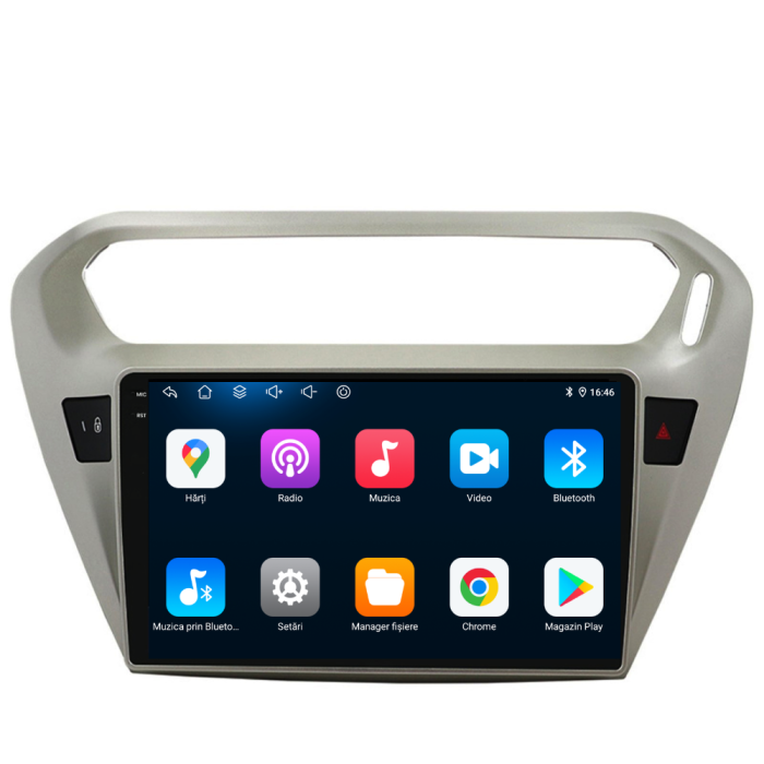 Navigatie Dedicata Peugeot 301 (2013-2018), 9Inch, 4Gb Ram, 64Gb Stocare, Carplay [5]