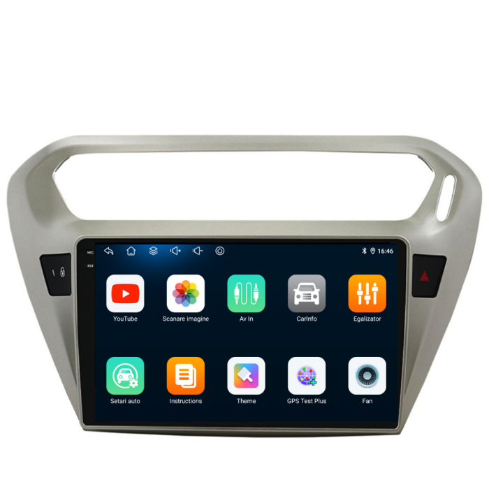 Navigatie Dedicata Peugeot 301 (2013-2018), 9Inch, 4Gb Ram, 64Gb Stocare, Carplay [6]